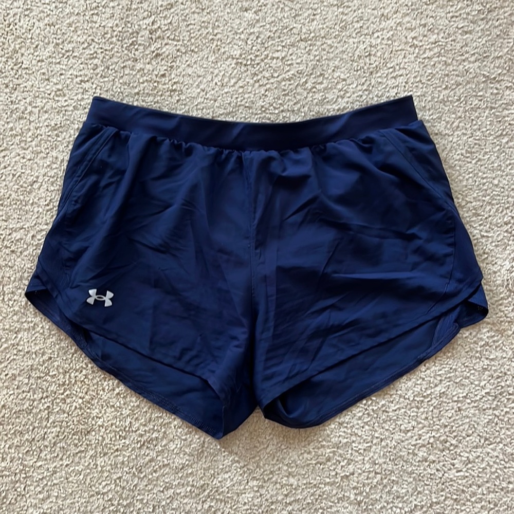 Under Armour Navy Running Shorts
